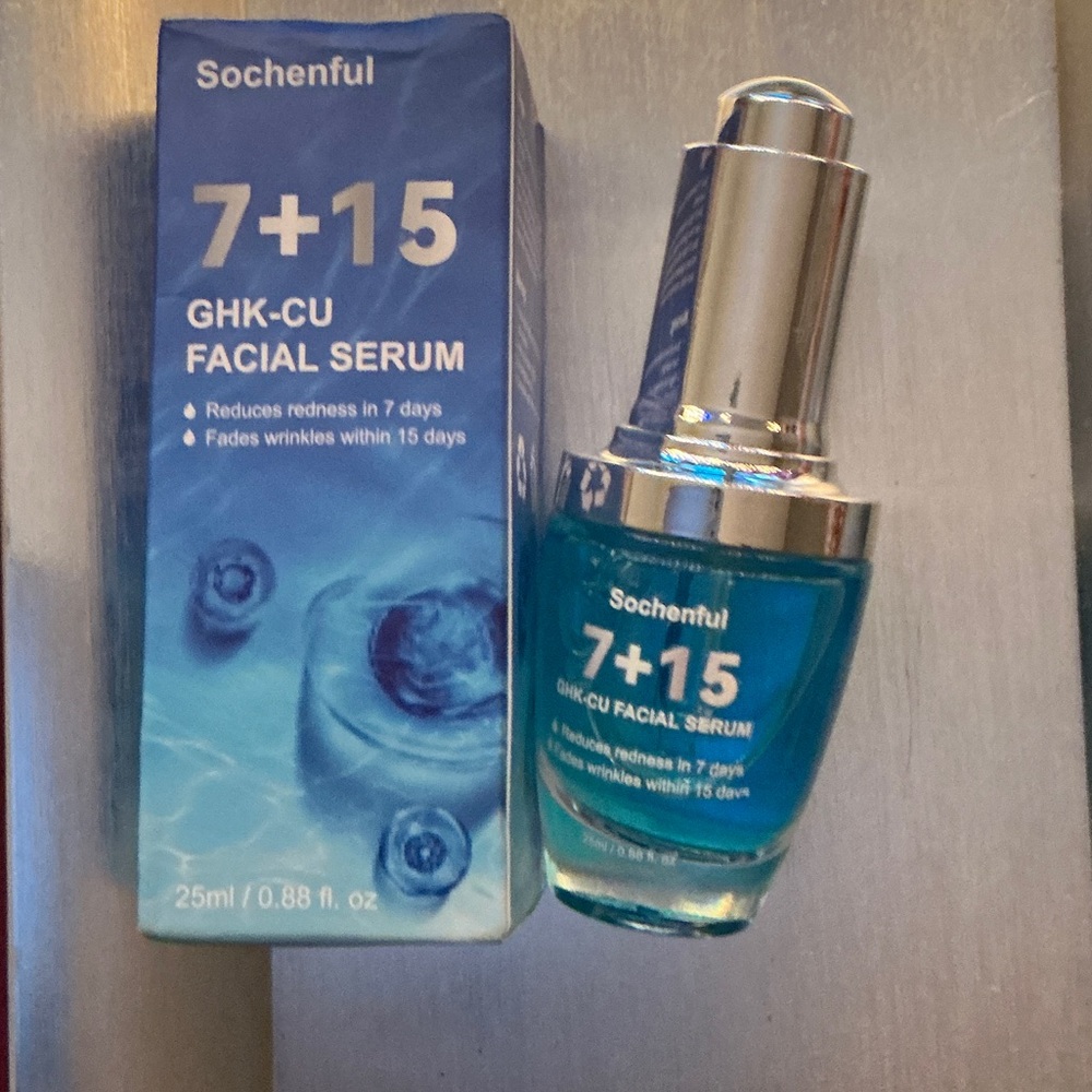 7+15 GHK-CU Facial Serum – Blue